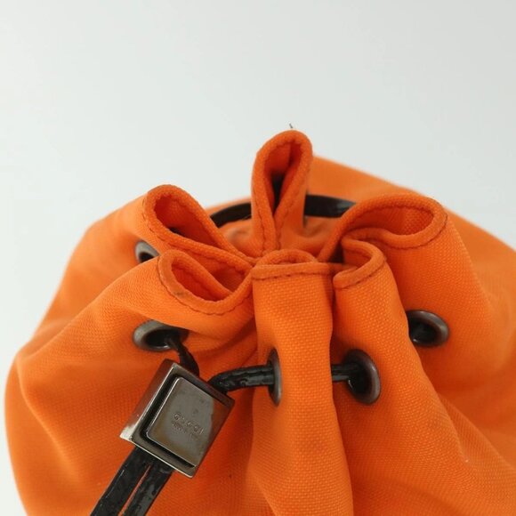 GUCCI Pouch Canvas Orange 039 0973 Auth - Picture 6 of 16
